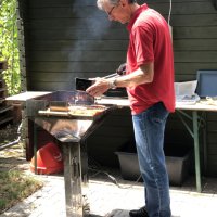 Essen Sportheim Grillmeister Helmut Benker