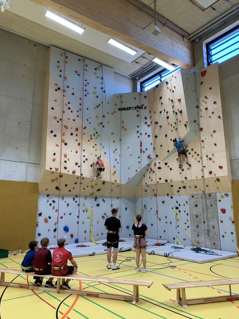 Kletterwand Gruppe