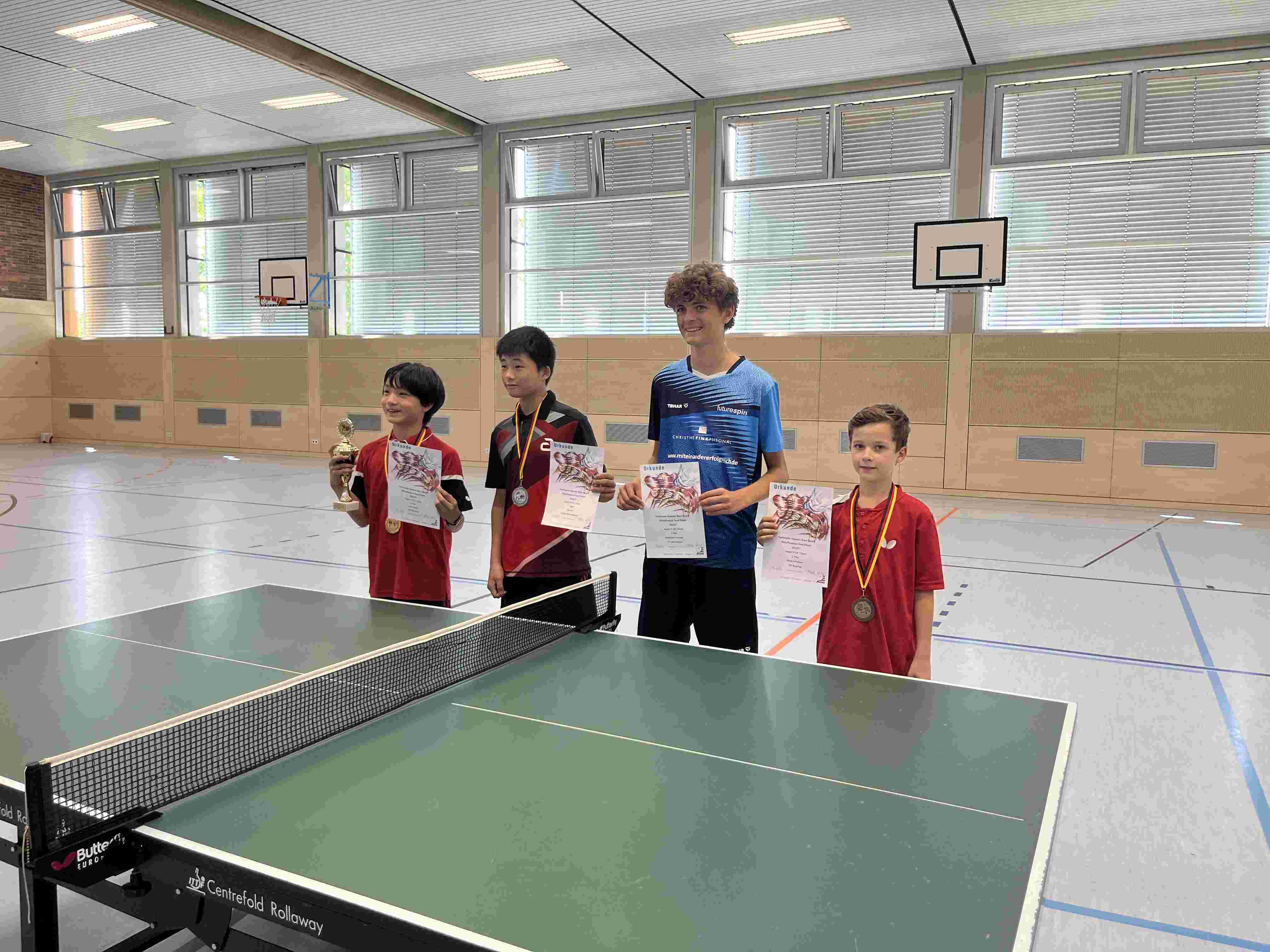 Gruppenfoto LK1 1. Platz Albert u. 3. Platz David