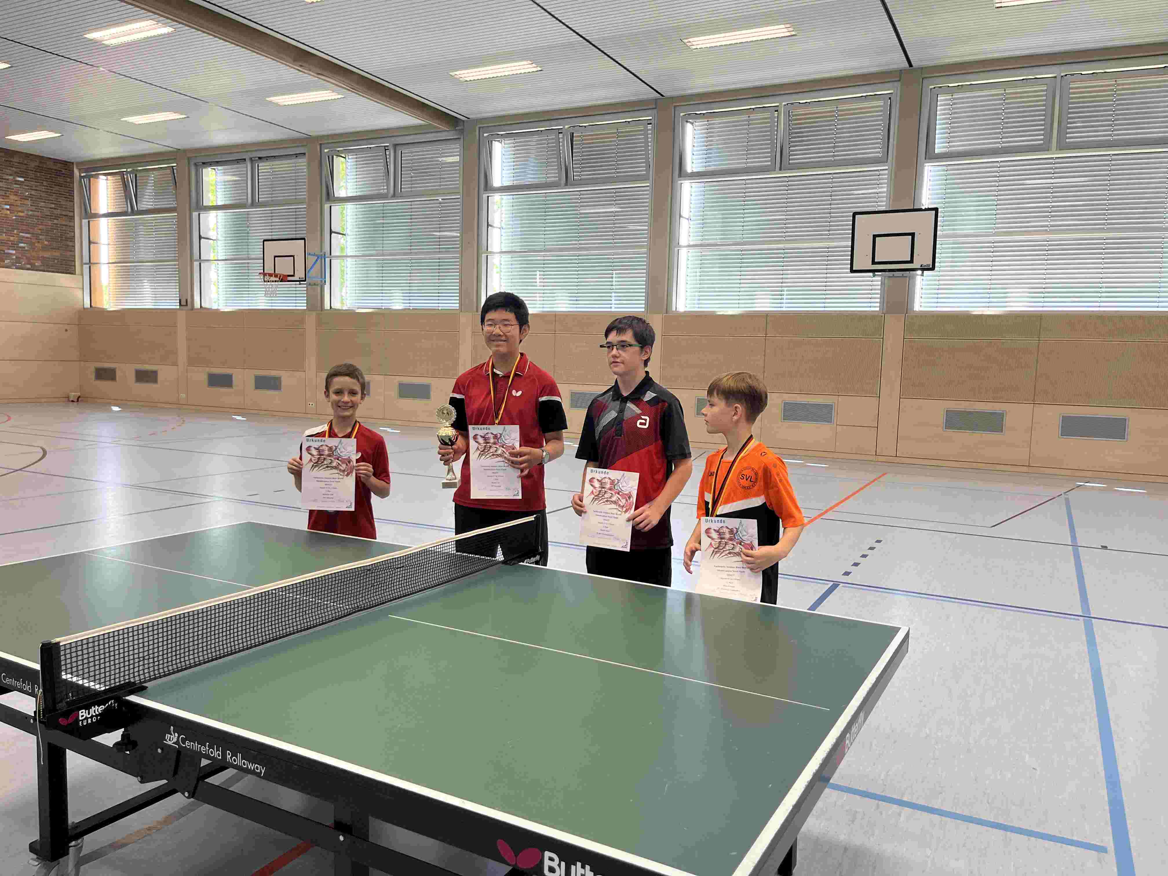 LK2 Grupenfoto LK2 Benjamin 3. Platz Haoran 1. Platz